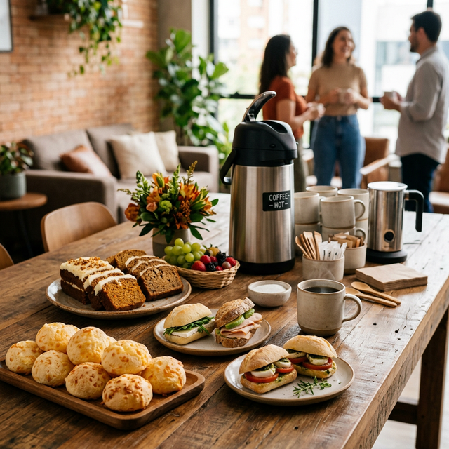 Mesa de Coffee Break